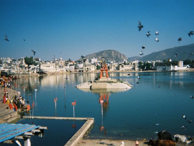 Holy site in Pushkar, India