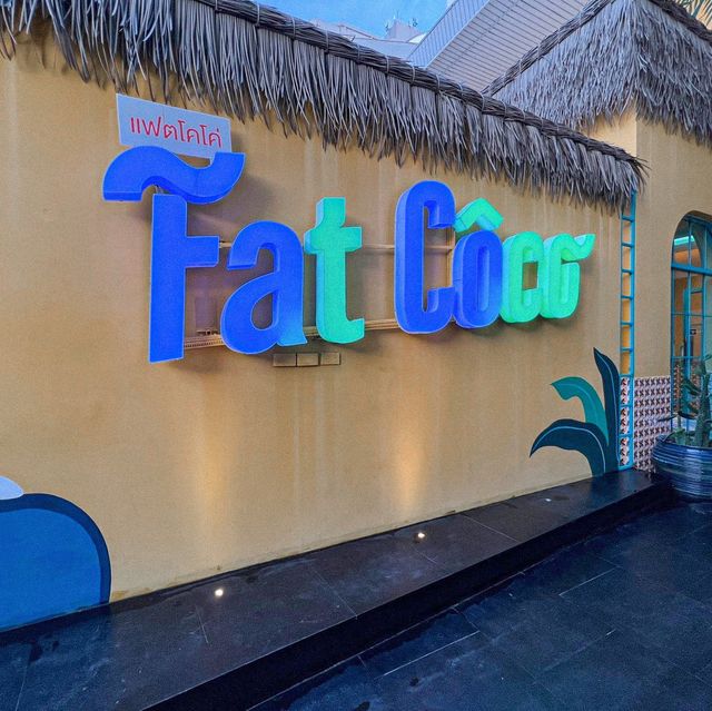 Fat Coco - คาเฟ่สดใสได้ฟีลซัมเมอร์ที่พัทยา
