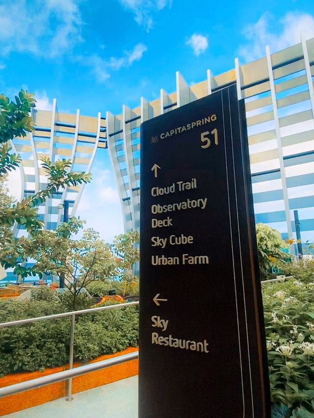 Relax In The Sky Garden At CapitaSpring