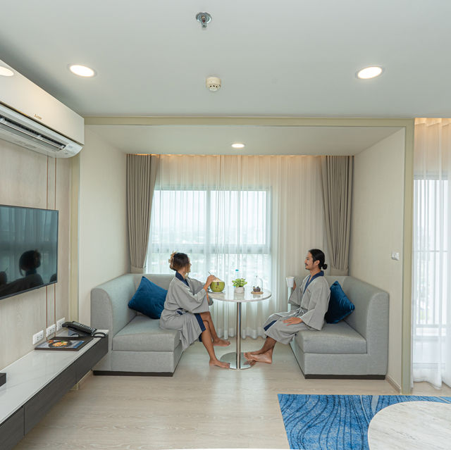 ที่พักพัทยามีสวนน้ำ พาชาวแกงค์มาปล่อยจอยกัน ⛱️
