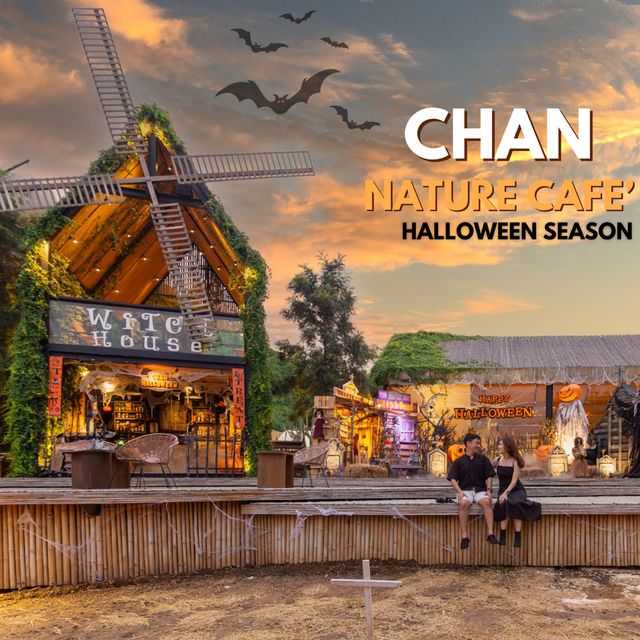 เปิดแล้ว Halloween Season at CHAN nature cafe'