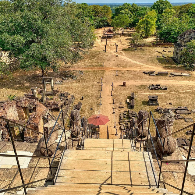 柬埔寨觀賞日落的最美制空點 - 巴肯寺