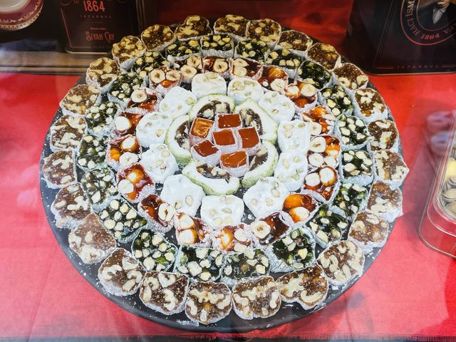 A sweet traditional pastry dessert in Turkish