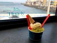 🍵⋆｡°제주도 용두암 뷰맛집 카페 <휴즐리 제주> 🍡°⋆. ࿔*:･ 