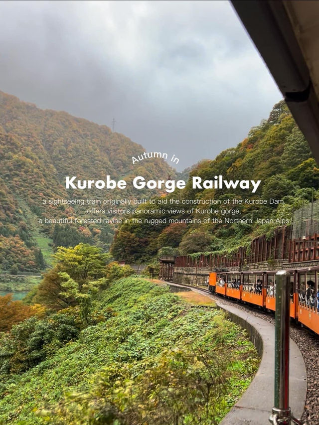 🚂 Kurobe Gorge ทางรถไฟสุดโรแมนติกในญี่ปุ่น