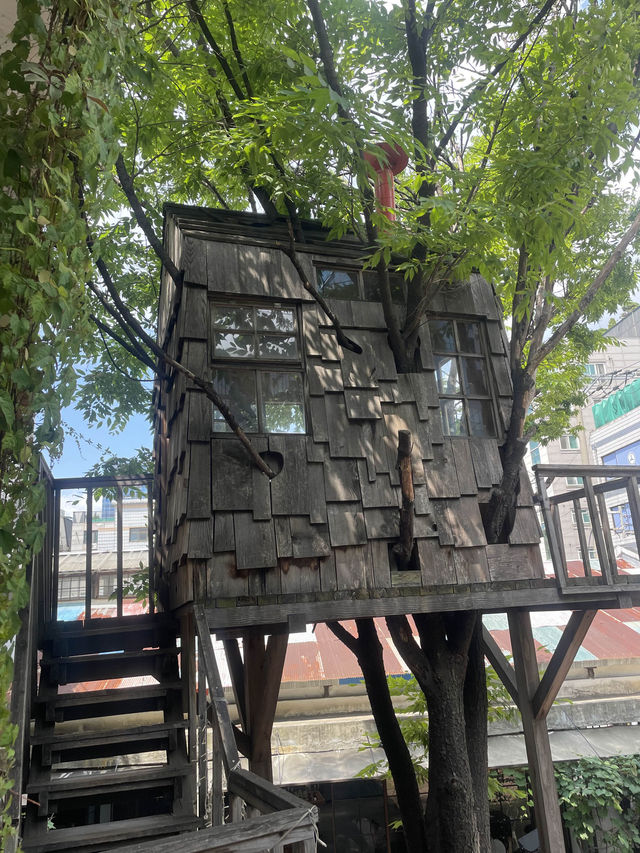 오두막이 있는 카페 ‘성수 할아버지 카페’