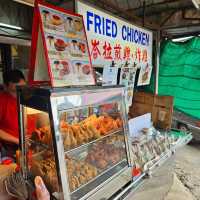 Old school belacan fried chicken at Parit Buntar