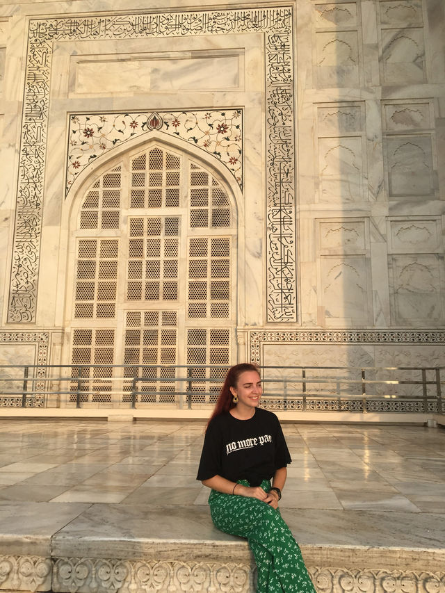 Sunrise at the Taj Mahal is magical 🌅🇮🇳