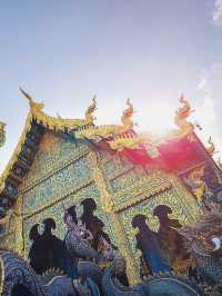 วัดร่องเสือเต้น วัดสีน้ำเงินแห่งเดียวในเชียงราย