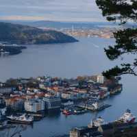 挪威峽灣城市Bergen