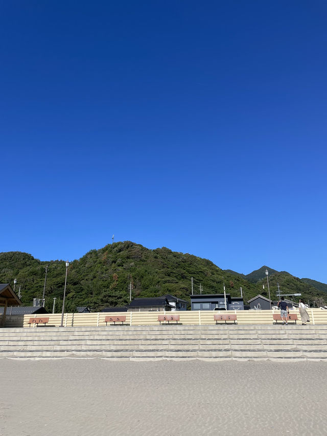 【島根県:出雲】神話ゆかりの地　稲佐の浜