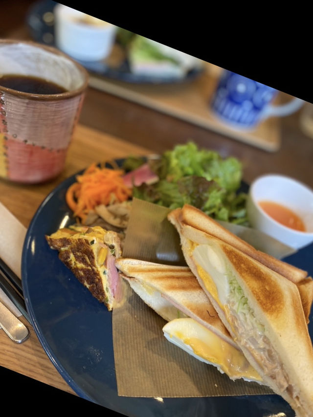 【福岡カフェ】自家焙煎珈琲とホットサンドが美味しいお店☕️