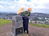 遠足伊甸山の近看死火山地貌🌋