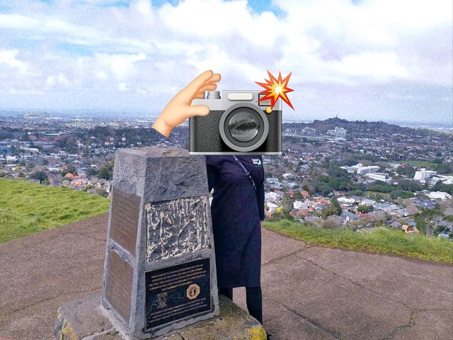 遠足伊甸山の近看死火山地貌🌋
