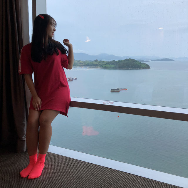 통창 오션뷰로 느끼는 여수 바다의 진면목, 여수 히든베이 호텔🌊