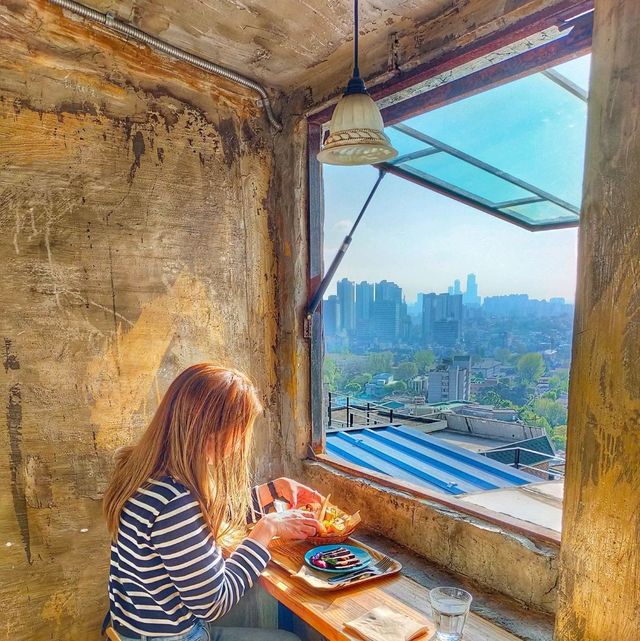 【梨泰院】ソウルの街並みを見渡せる絶景カフェ♡