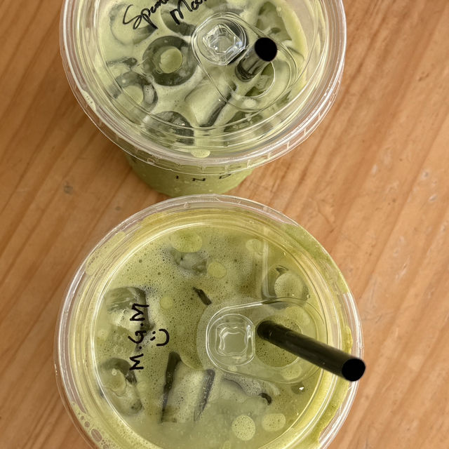 Seria Town has the best iced matcha!