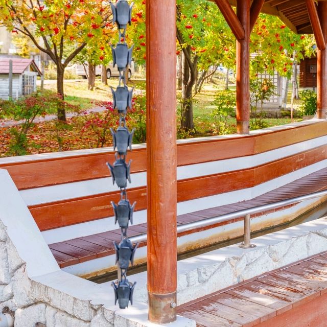 도야호 주변 자연속 무료 족욕 온천