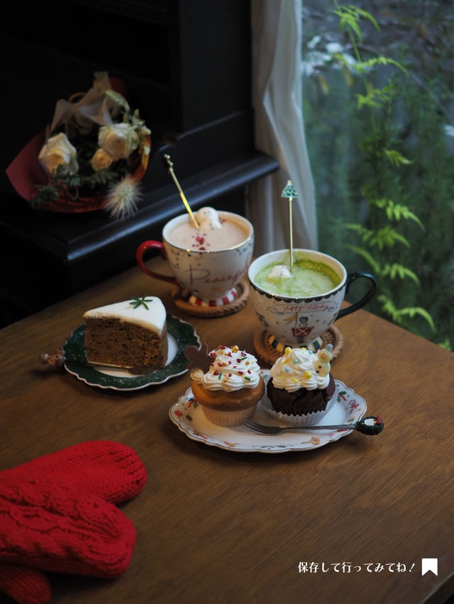 【千駄ヶ谷】韓国のお花屋さんのカフェからクリスマスメニュー登場🎄