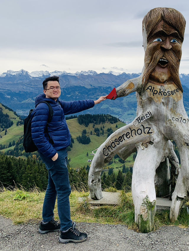 Embracing the Mystique of Rigi Kulm on a Gloomy Alpine Day