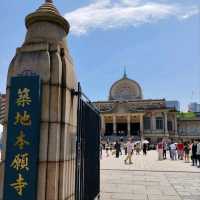 在東京體驗朝活文化~築地本願寺及其18品早餐 