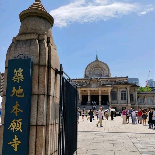 在東京體驗朝活文化~築地本願寺及其18品早餐 