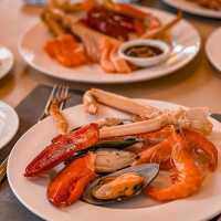 lunch at garden cafe hotel conrad Hong Kong