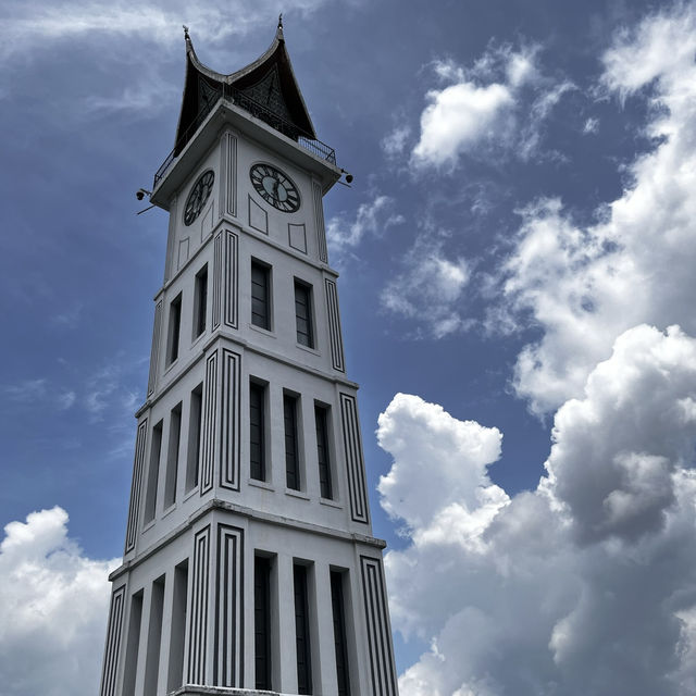 Stunning building of Jam Gadang in West Sumatera