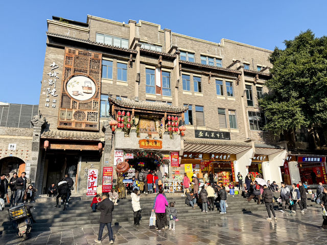 ถนนคนเดิน Kuanzhai Xiangzi แห่งเฉิงตู 🇨🇳