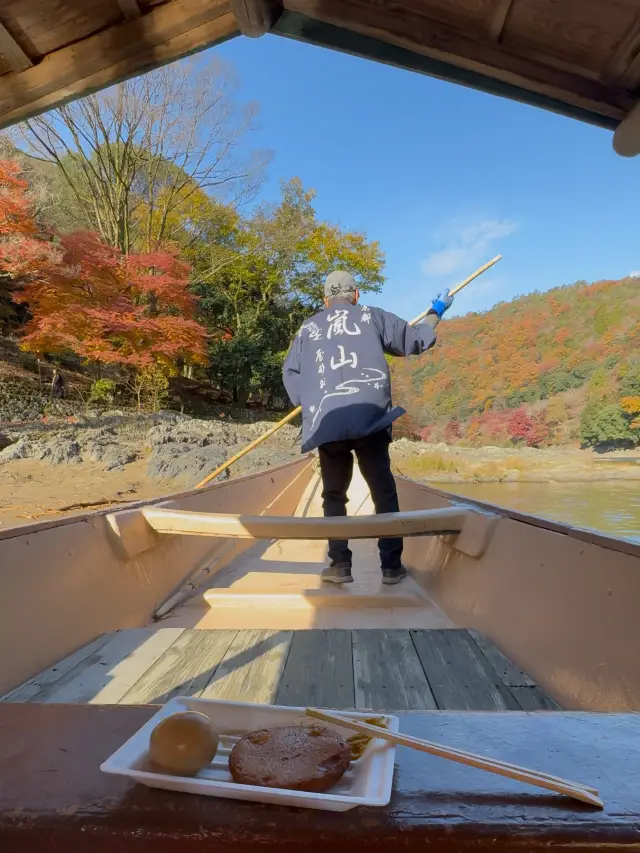Yakatabune Boat Ride & Oden on a Boat: A Serene Autumn Escape on the Katsura River in Arashimaya