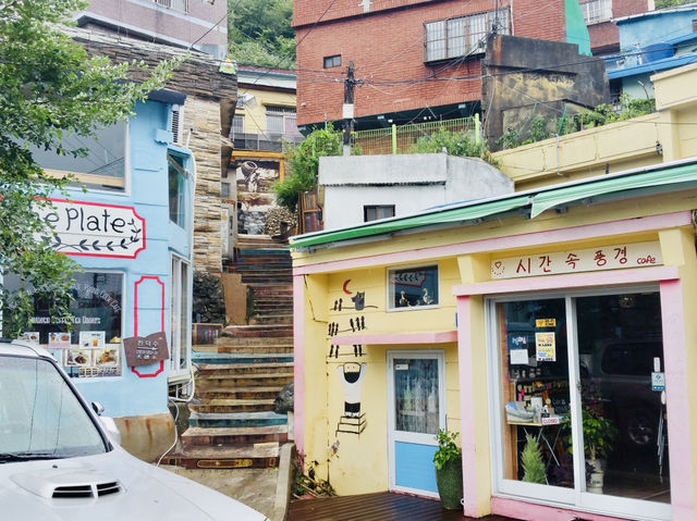 🇰🇷釜山這些小屋太可愛色彩繽紛了💝 