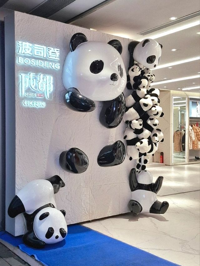 PANDAS AT EVERY CORNER , ONLY IN CHENGDU !