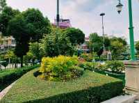 泰國曼谷市中心湄南河畔唐人街著名環島噴泉⛲公園景點：22 July Roundabout，適合打卡拍照📸親子遊