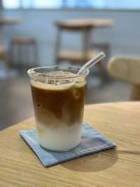 Excellent coffee butter scone; even better exotic coffee!