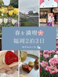福岡2泊3日旅行プラン🌸