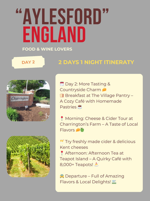 Aylesford itinerary 