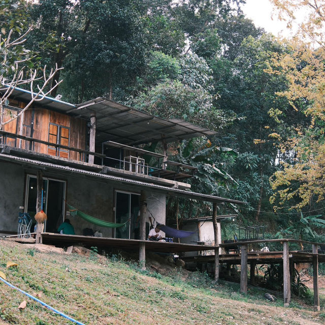 โฮมสเตย์เล็ก ๆ ในเชียงใหม่วิวน้ำตก Le Cher Campsit