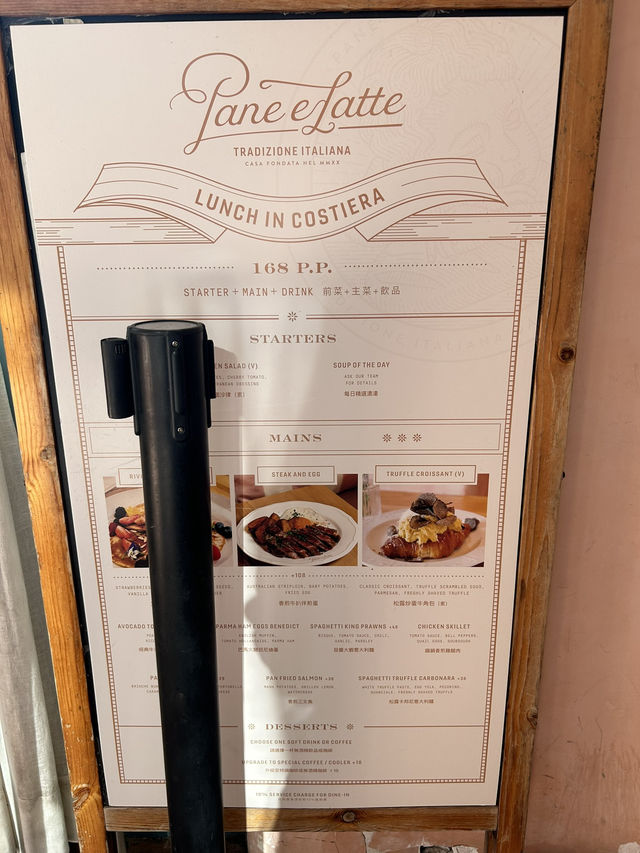 Pane e latte, An Italian taste  at Stanley Hong Kong