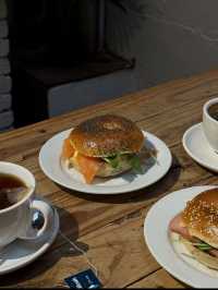 The Mugshot Café— bagel town in Georgetown