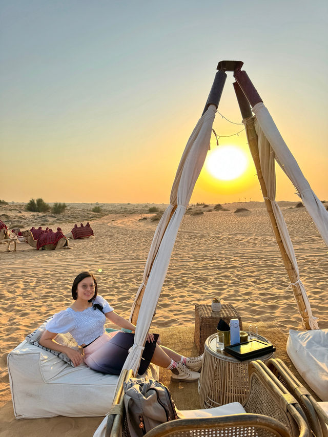 Desert getaway in Dubai