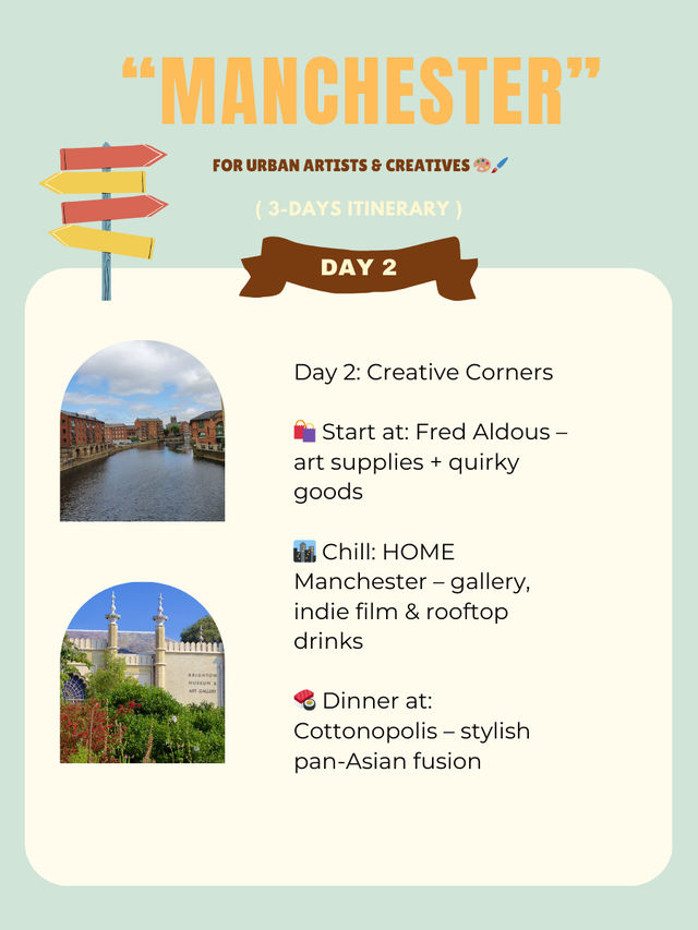 Manchester 3-days itinerary 💘