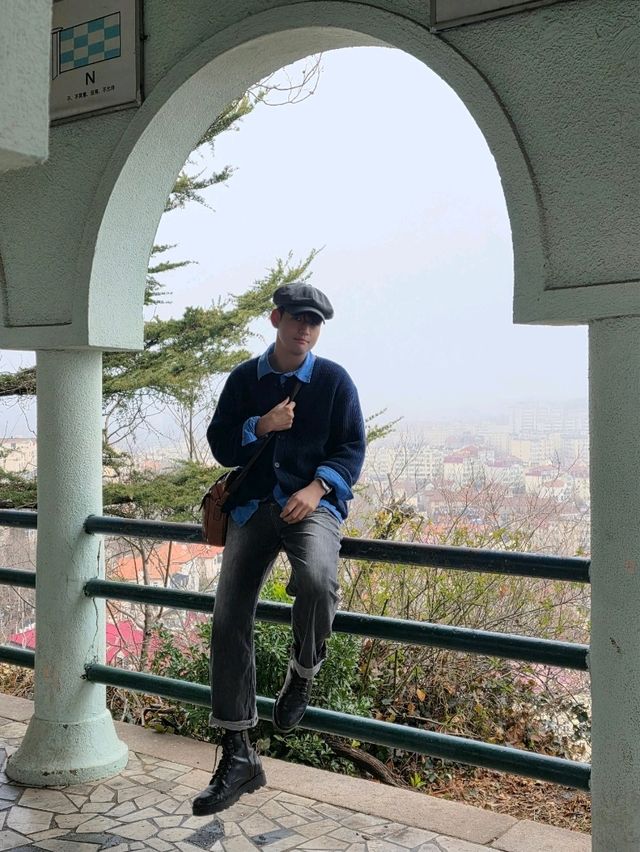 안개 낀 창다오 소어산 공원 전망대🇨🇳