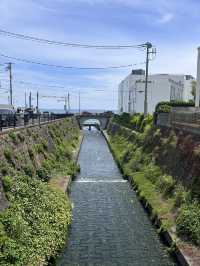 坐火車到了傳說中的湘南海岸