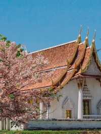 หน้าวัดไตรรัตนาราม อ.ไทรโยค กาญจนบุรี