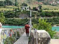 Punakha Suspension Bridge – Swaying Above the River 