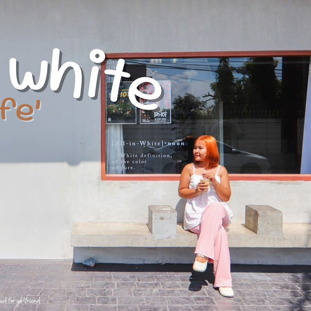 All in white café ขอนแก่น✨
