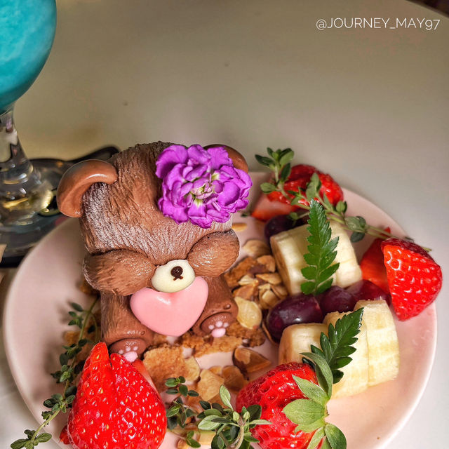 곰돌이케이크 먹고 기운차린 오늘의 일기 🐻🍰🤍