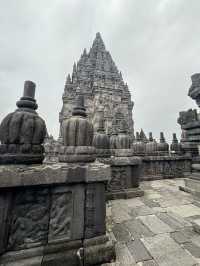 Twilight Tales at Prambanan: A Cloudy Evening Among Ancient Stones