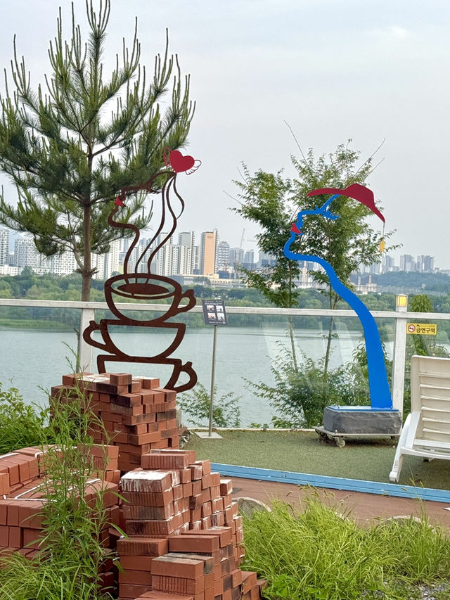 한강뷰 보면서 불멍까지 할수 있는 카페?! 남양주 시티10