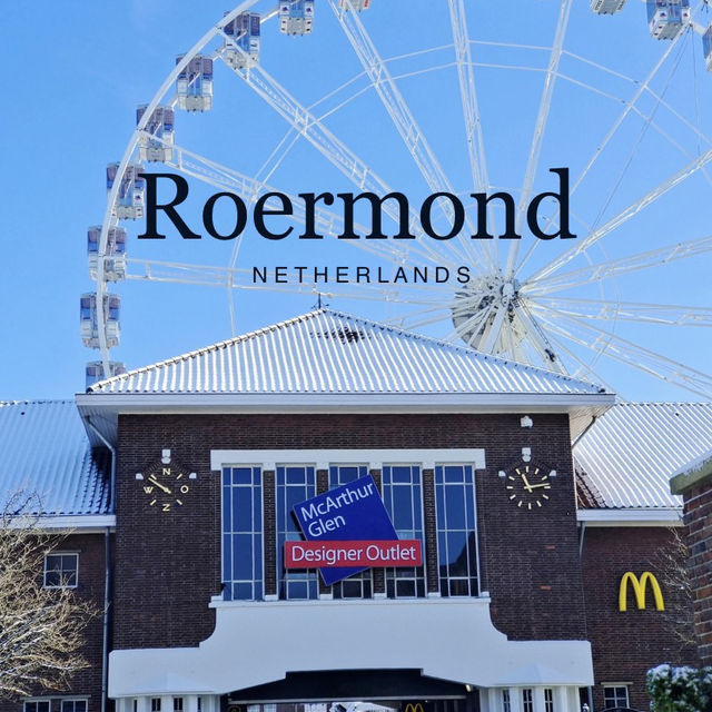 🛍️ Roermond — The Largest Designer Outlet Near the Netherlands & Germany!